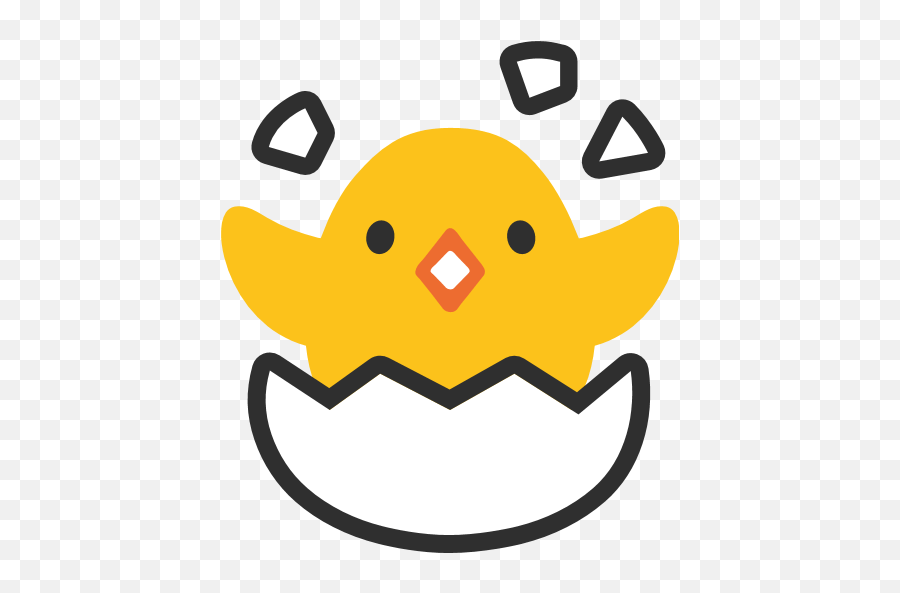 Hatching Chick Emoji For Facebook Email Sms - Emoji Chick,Chick Emoji