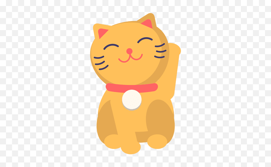 Vector Cats Pet Transparent Png - Maneki Neko Vector Png Emoji,Cat Cow Horse World Emoji