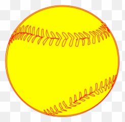 Pin - Softball Cartoon Transparent Emoji
