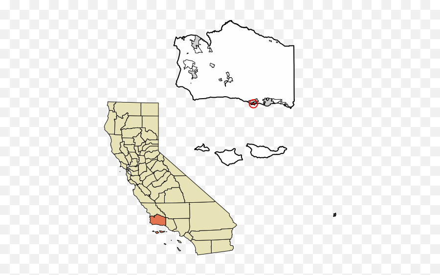 Santa Barbara County California - Fresno Ca Town Lines Emoji,California State Emoji