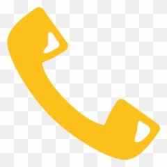 Emoji U1f4de - Phone Logo Vector Yellow
