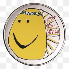 2018 Silver Coin Of Latvia Emoji,Live Long And Prosper Emoticon