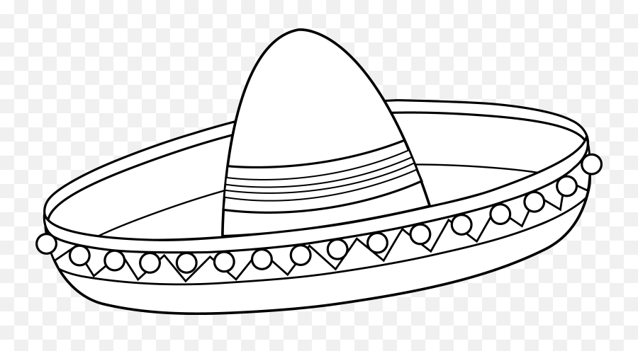 Sombrero Pic Download Free Clip Art - Sombrero Clipart Black And White Emoji,Sombrero Hat Emoji