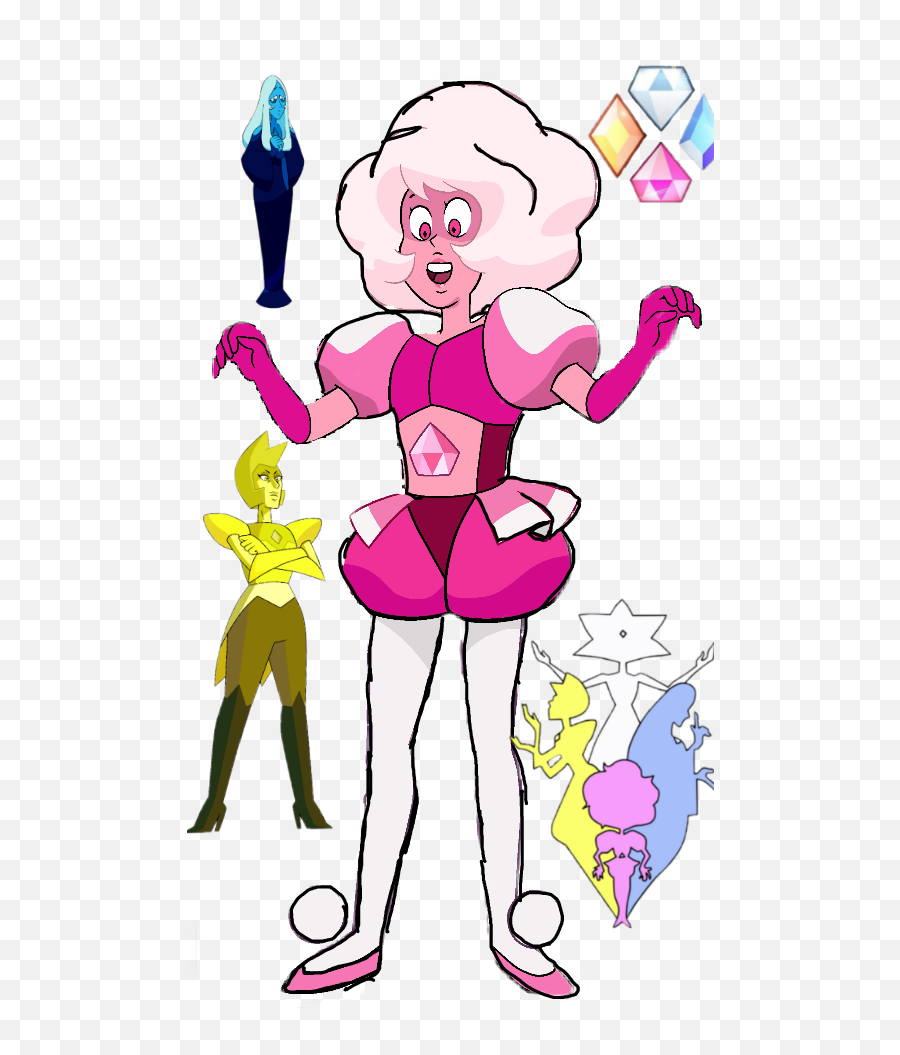 Steven Universedimonds Pinkrose - Pink Diamond Rose Quartz Steven Universe Emoji,Thumps Up Emoji