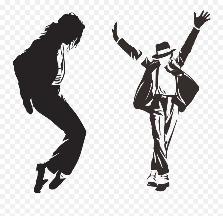 Michael Jackson Silhouette Transparent - Pose Michael Jackson Dance Emoji,Michael Jackson Emoji