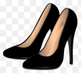Black Womens High Heels Png Clip Art Emoji