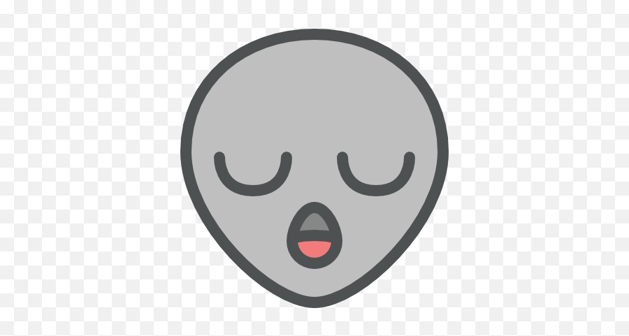 Alien Sleep Free Icon Of Space Icons - Sono Icon Emoji,Alien Emoticon