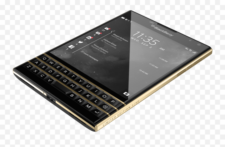 Gold Passport Sells Out In Short Order - Gold Blackberry Passport Emoji,Blackberry Emoji