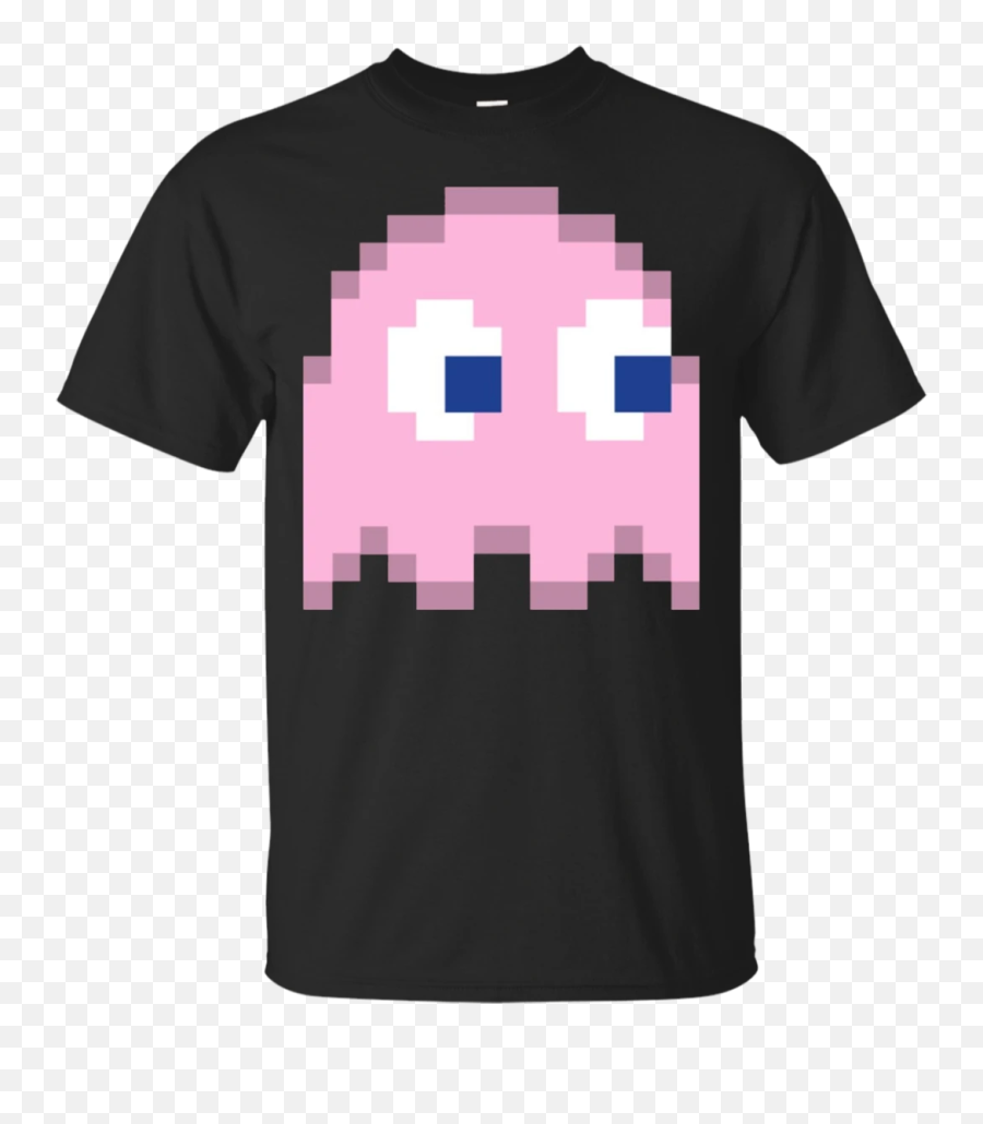 Pinky Ghost Face Shirt - Funniest T Shirts Blinky Pac Man Ghost Emoji,Pinky Emoji