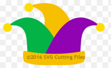 Mardi Gras Jester Hat Clip Art - Transparent Mardi Gras Hat Emoji,Jester Hat Emoji