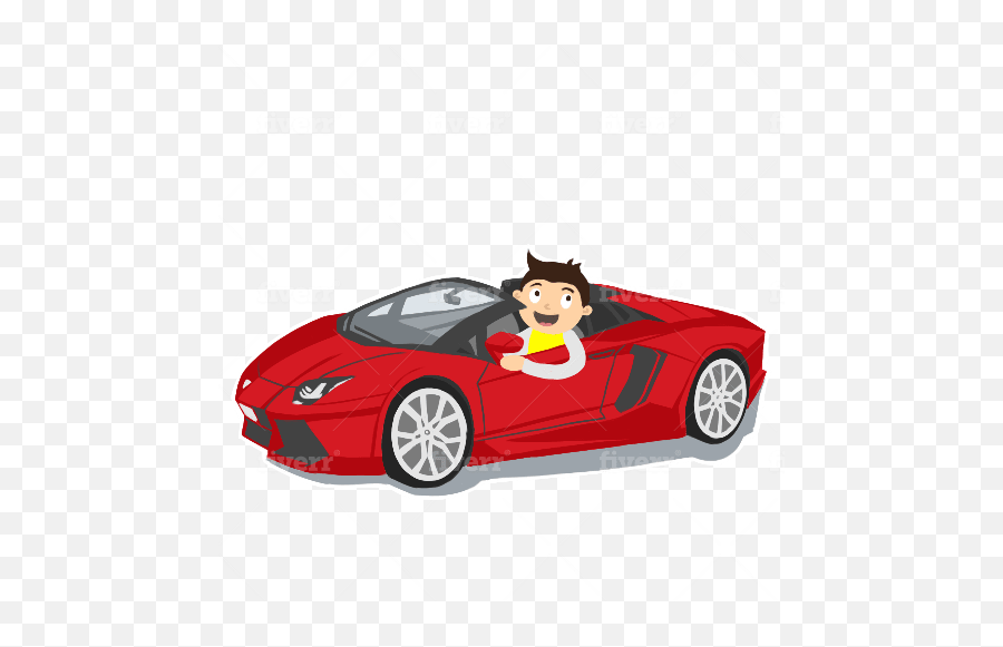 Design Custom Stickers For Telegram By Ladyvalana - Lamborghini Emoji,Fast Car Emoji