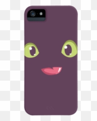 Purple Cartoon Phone Cases - Mobile Phone Case Emoji,Toothless Smile Emoji