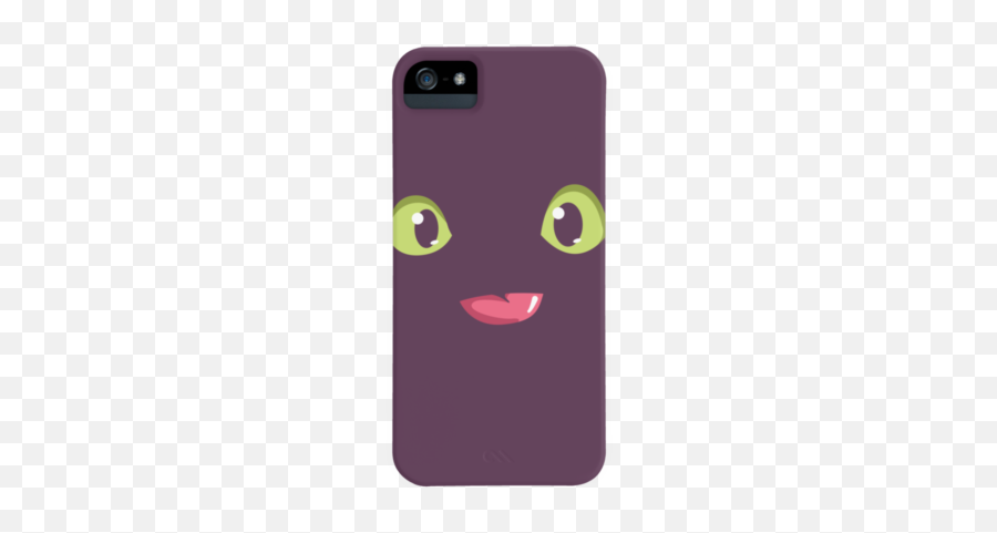 Purple Cartoon Phone Cases - Mobile Phone Case Emoji,Toothless Smile Emoji