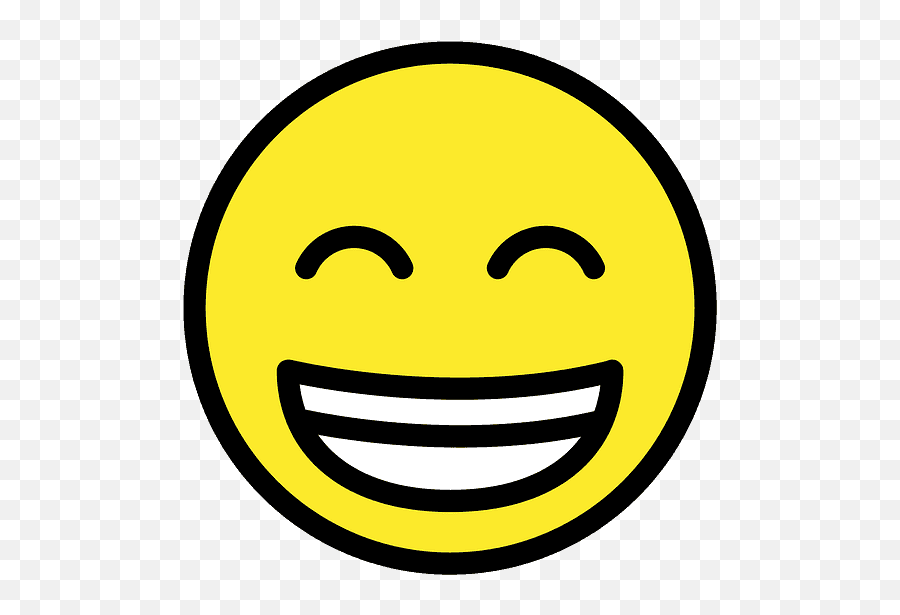 Beaming Face With Smiling Eyes Emoji - Smile Contente,Smiling Emoji