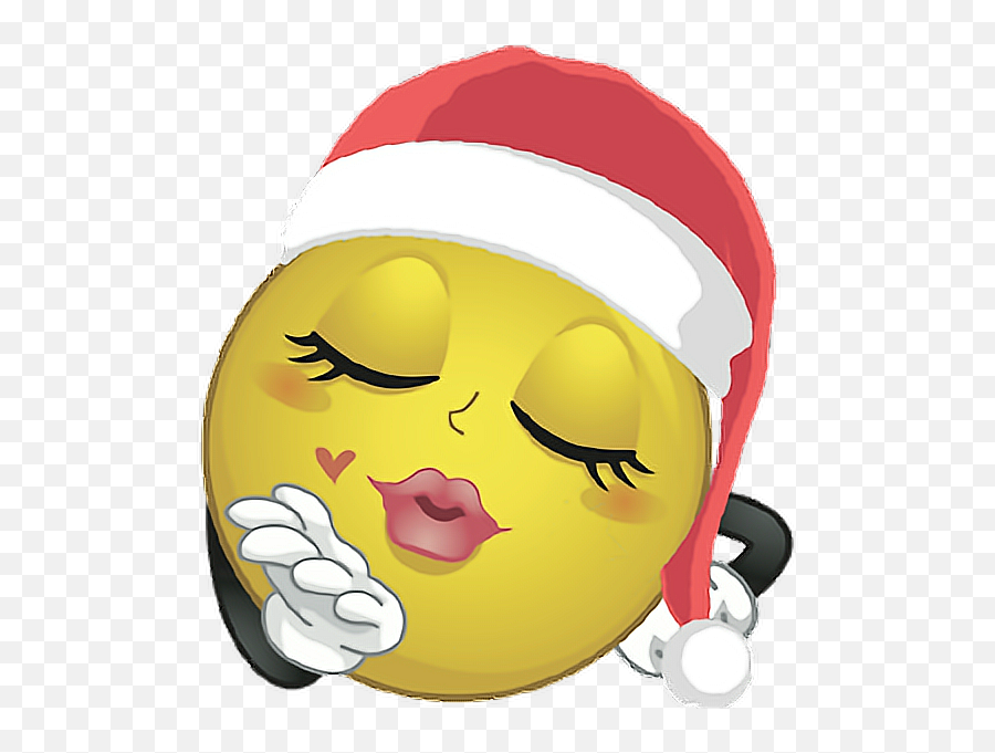 Pin By 2 The Moon And Back On Christmas Wallpaper Smiley - Blowing Kisses Kisses Meme Emoji,Kawaii Emoticon