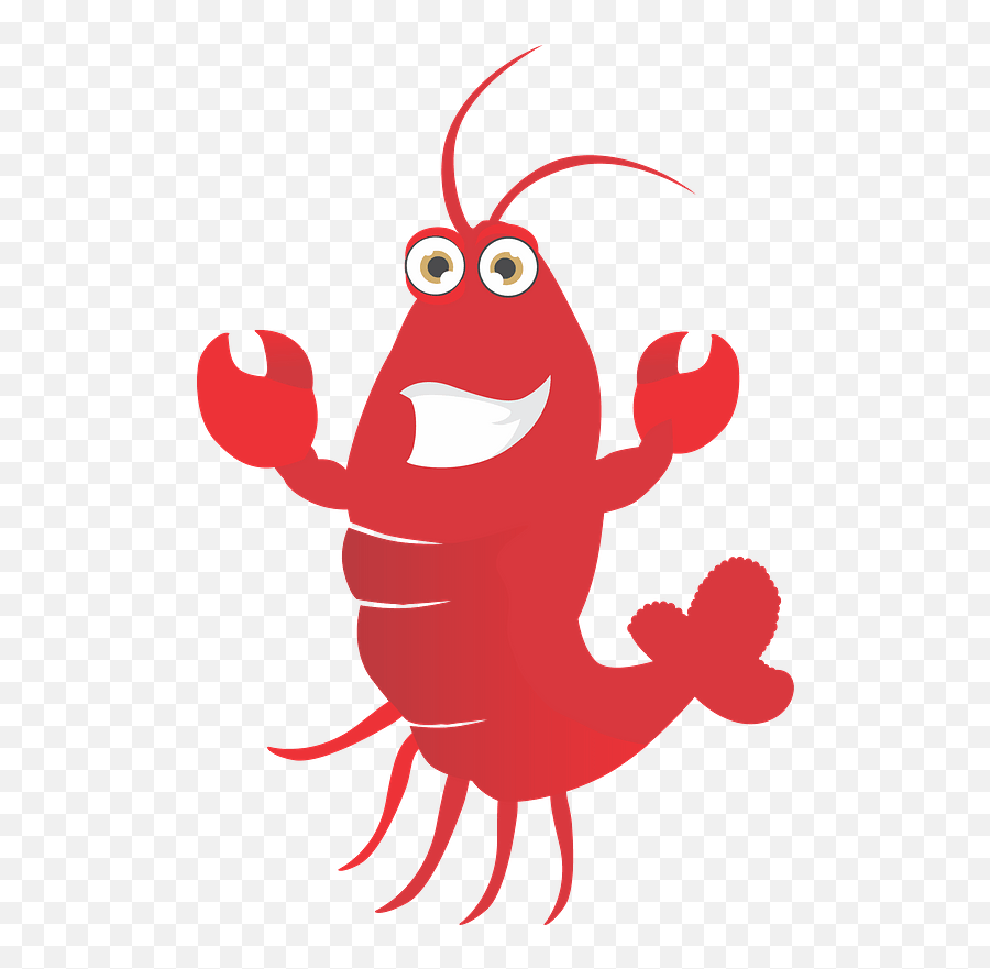 Happy Lobster Clipart - Big Emoji,Crawfish Emoji