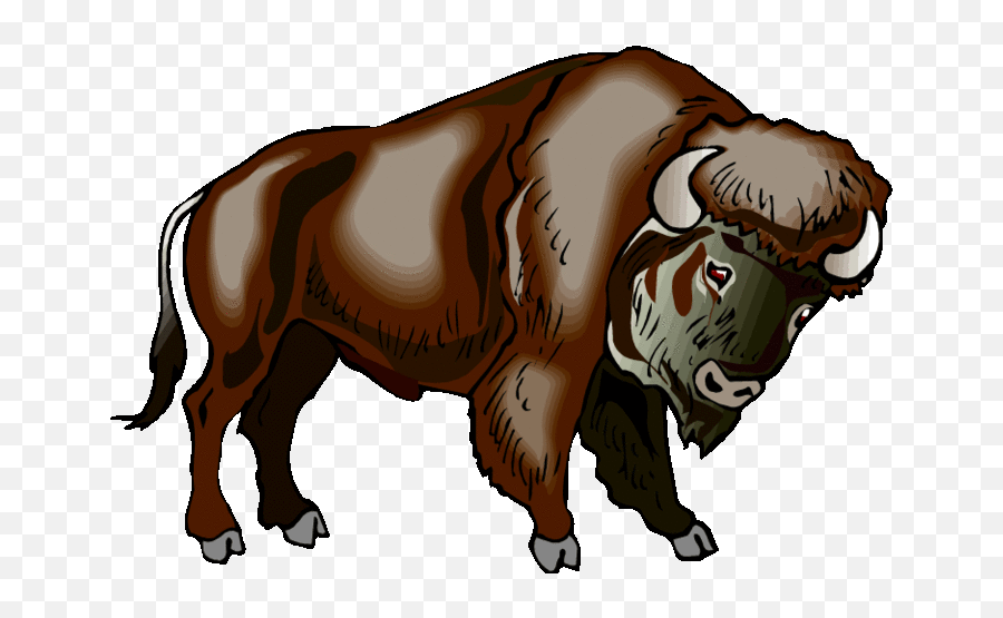 Buffalo Clipart Bison - Native American Buffalo Art Emoji,Bison Emoji