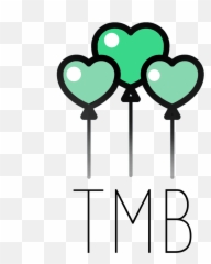 Three Mint Balloons - Lovely Emoji