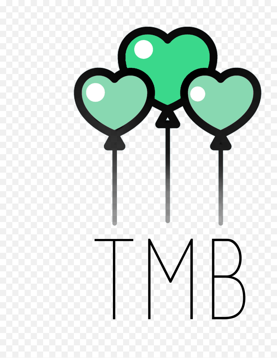 Three Mint Balloons - Lovely Emoji,Floating Hearts Emoji