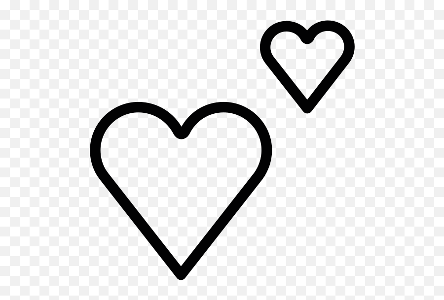 Openmoji - Heart Emoji,Heart Emoji White