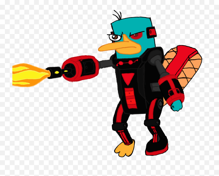 Robot Perry The Platypus Clipart - Evil Perry The Platypus Emoji,Platypus Emoji