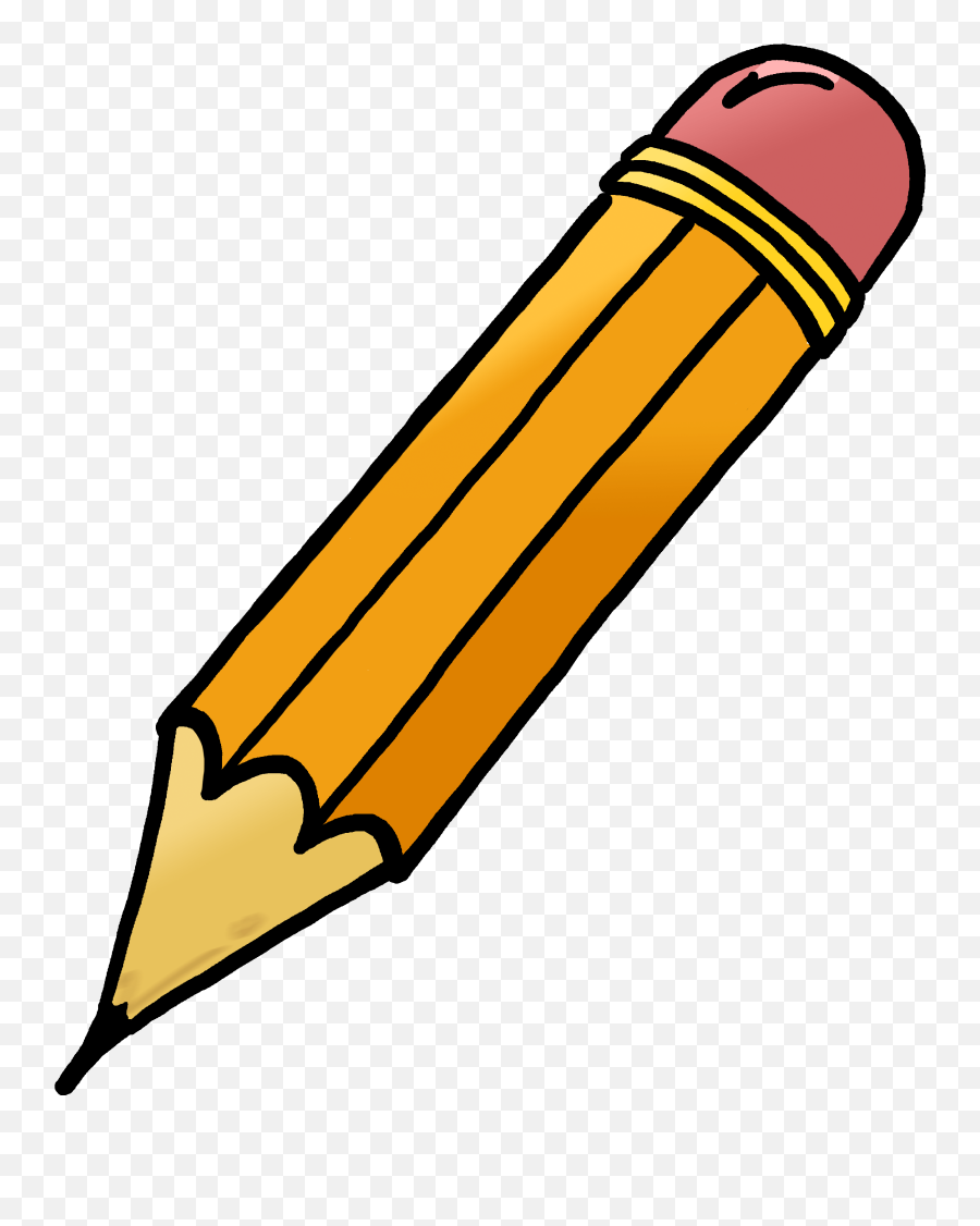 Emoji Pencil Drawing Writing - Transparent Background Pencil Clipart,Emoji Pencil