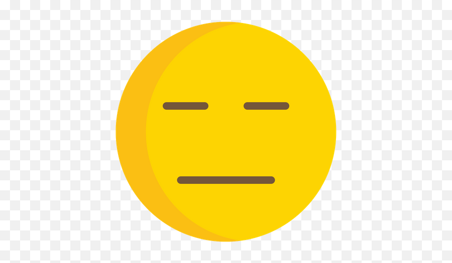 Expressionless Face Emoji Icon Of Flat - Smiley,Squinting Eyes Emoji