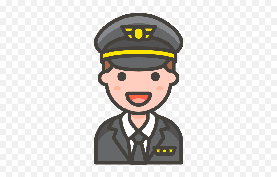 Pilot - Office Worker Icon Png Emoji,Military Salute Emoji