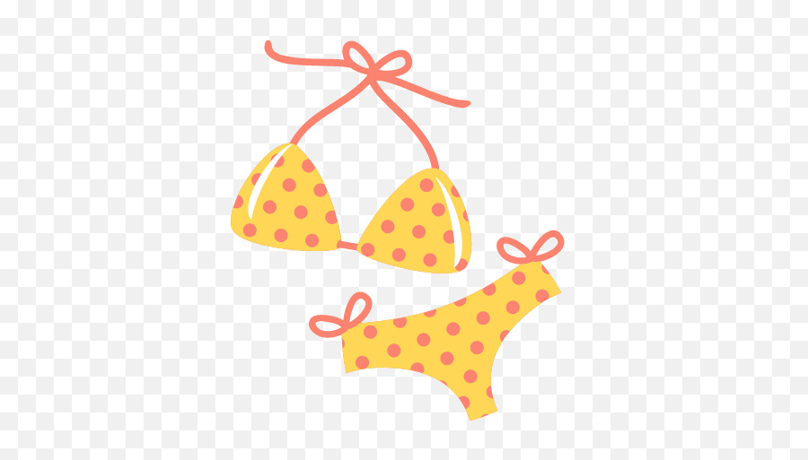 Free Yellow Bikini Cliparts Download - Bikini Clipart Emoji,Emoji Bathing Suit