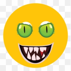Emoji Face Green Eye Evil Halloween - Green Eyes Emoji,Eyes Emoji