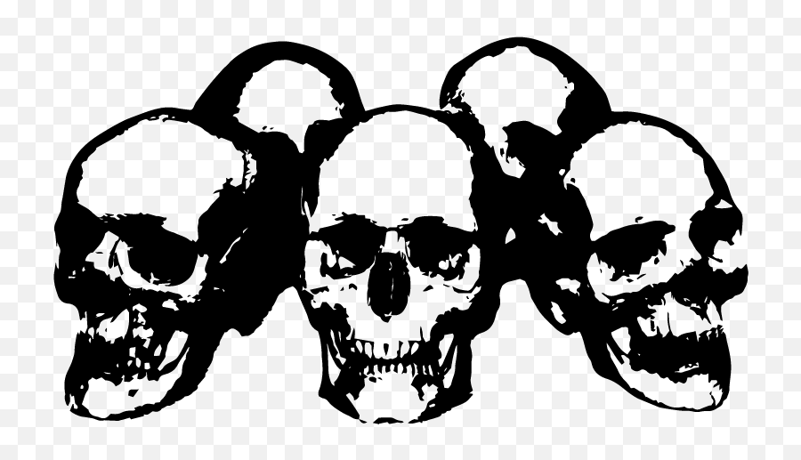 Free Skull Silhouette Png Download - Human Skull Silhouette Emoji,Sugar Skull Emoji