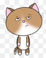 Lucky Cat 2 Stickers For Whatsapp - Cat Yawns Emoji,Lucky Cat Emoji