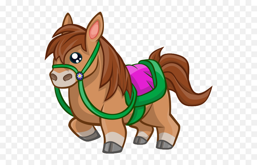 Emoji - Cute Horse Clipart,Liver Emoji