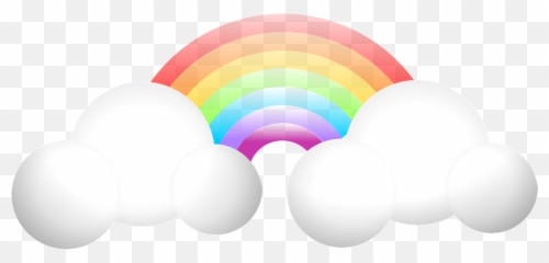 Hujan Gambar Vektor - Rainbow Clip Art Emoji