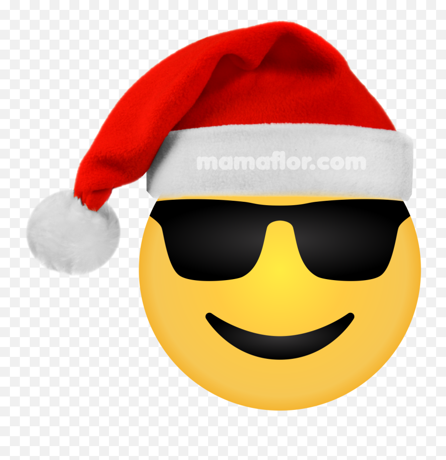 Emoji Lentes Cool - Christmas Emoji Face,Emoji Cool
