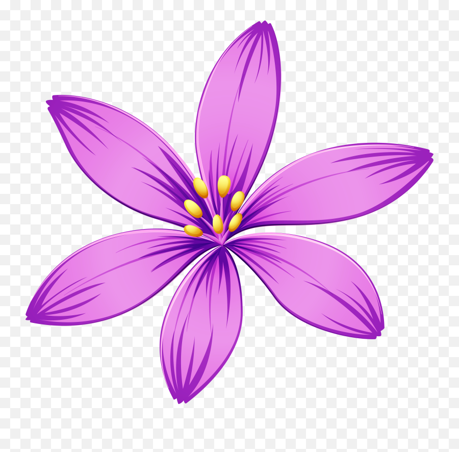 Clipart Pink And Purple Flowers Png - Pink Purple Flower Png Emoji,Purple Flower Emoji