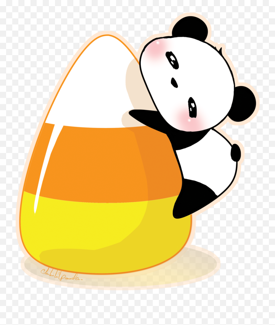 Cartoon Kawaii Candy Corn Clipart - Cute Candy Corn Emoji,Candy Corn Emoji