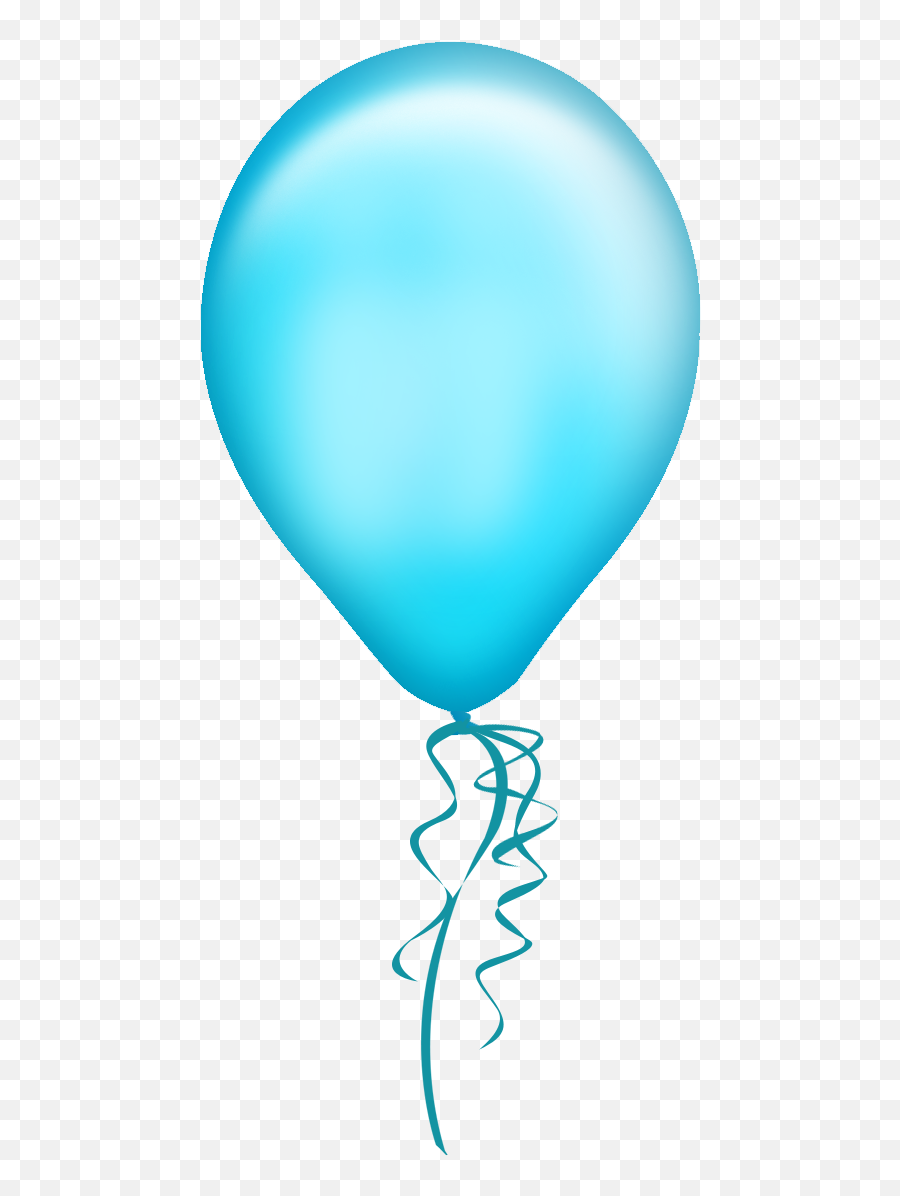 Blue Balloon Emoji - Light Blue Balloon Transparent Background,Guess The Emoji Graduation Cap