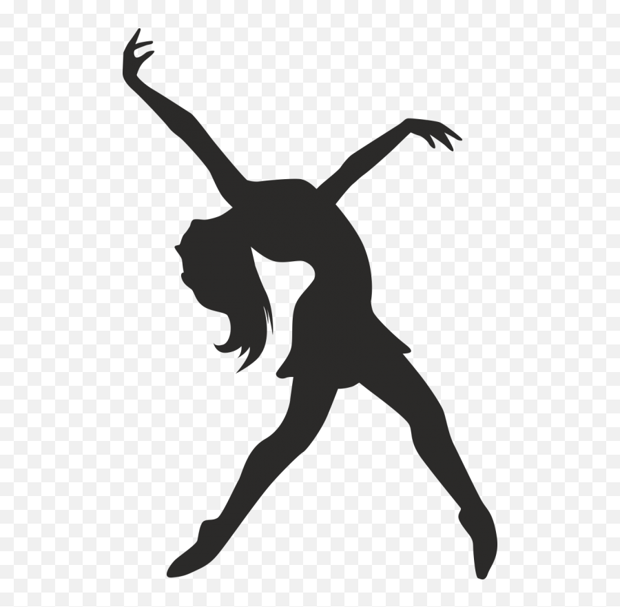 Transparent Contemporary Dance Clipart - Contemporary Dance Dance Silhouette Transparent Background Emoji,Red Dress Dancer Emoji