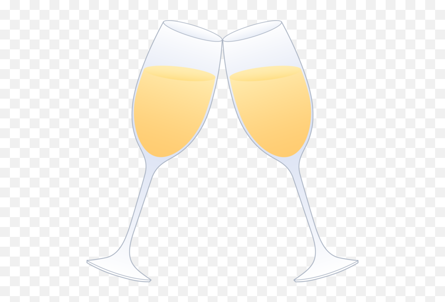 Clinking Champagne Glasses Clip Art Png - Wine Glass Emoji,Champagne Emoji