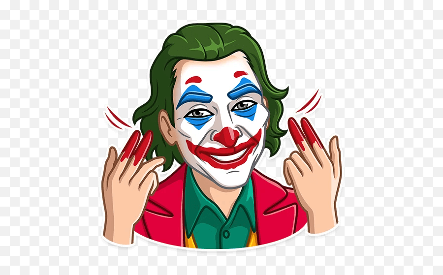 Joker - Telegram Sticker Joker Sticker Whatsapp Emoji,Telegram Emoji Stickers