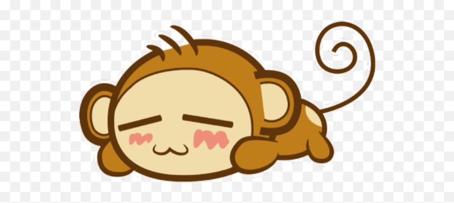 Monkey Giant Panda Kawaii Cuteness Ape - Monkey Png Download Monkey Kawaii Emoji,Kawaii Emoticon