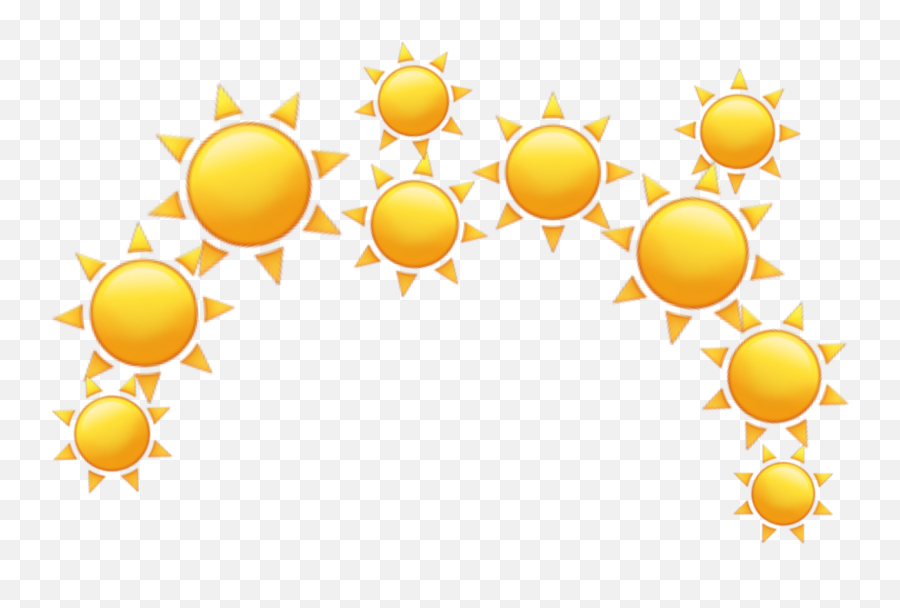 Sunemoji Sunemojicrown Sticker - Dot,Sun Emoji Text