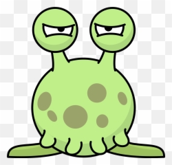 Unimpressed alien by anarres A silly in the Lemmling - Alien Cartoon Png Emoji
