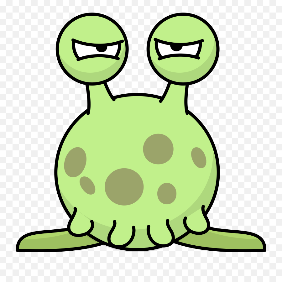 Unimpressed Alien By Anarres A Silly Alien In The Lemmling - Alien Cartoon Png Emoji,Squinting Eyes Emoji