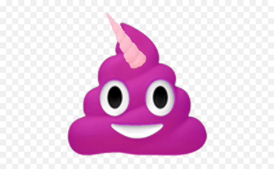 Stickers Set For Telegram - Purple Poop Emoji,Emojidex