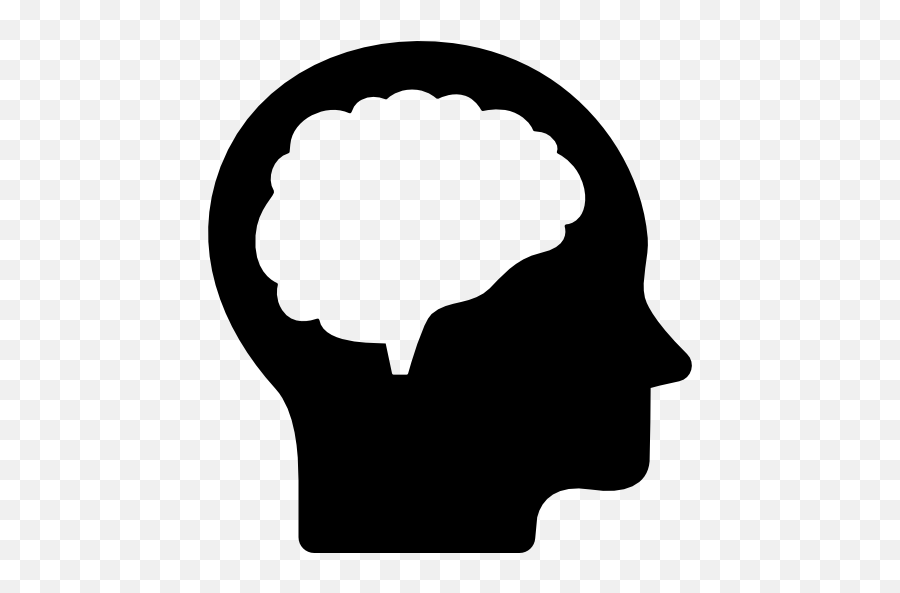 Attitude Icon - Brain In Head Icon Emoji,Attitude Emoji