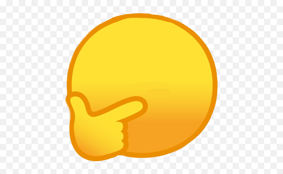 Thinking Emoji - Emoji Thinking Face,Lenny Face Emoji