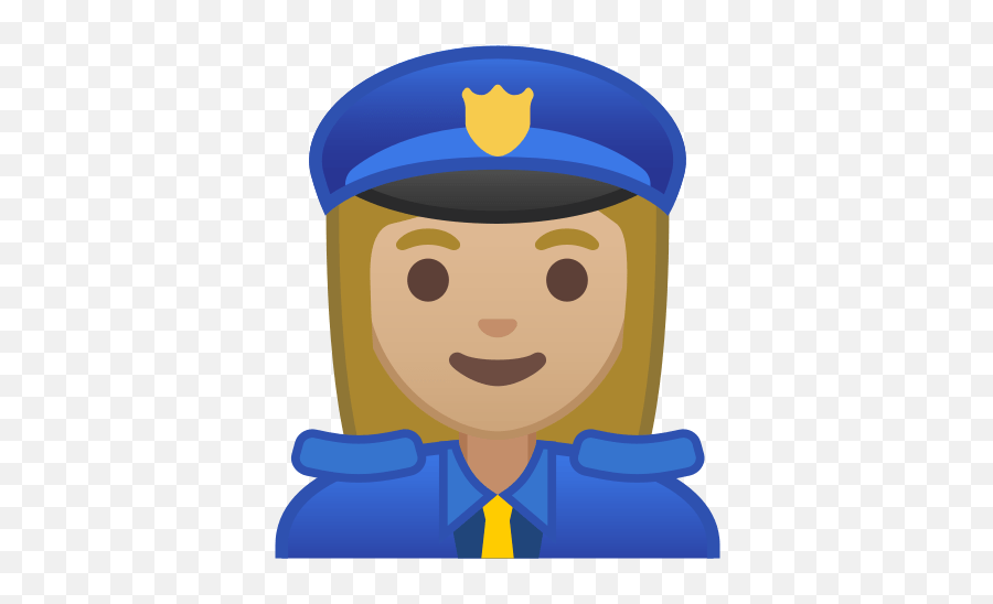 Woman Police Officer Emoji With - Emoji Policier Png,Police Light Emoji