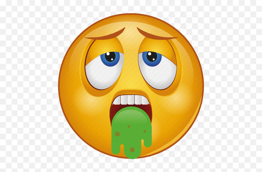 Emoji - Emoji Cartoon,Sick Face Emoji